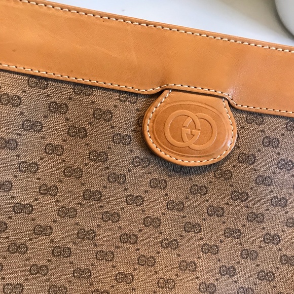 GUCCI VINTAGE MAKE UP/CLUTCH HANDBAG! - Picture 3 of 11